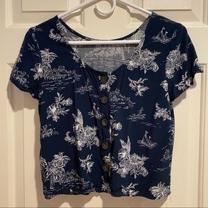 Hawaiian Abercrombie & Fitch Top